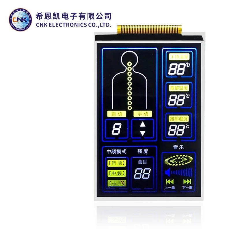 7 segmentov LCD zaslon